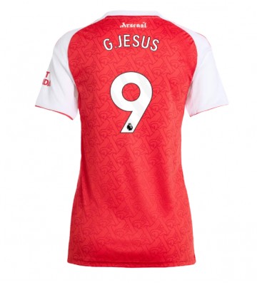 Arsenal Gabriel Jesus #9 Hjemmebanetrøje Dame 2025-26 Kortærmet